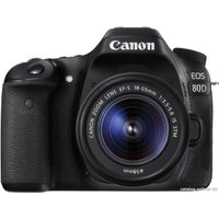 Зеркальный фотоаппарат Canon EOS 80D Kit EF-S 18-55mm IS STM