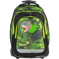 Дорожный рюкзак Step by Step BaggyMax Trolley Green Dino