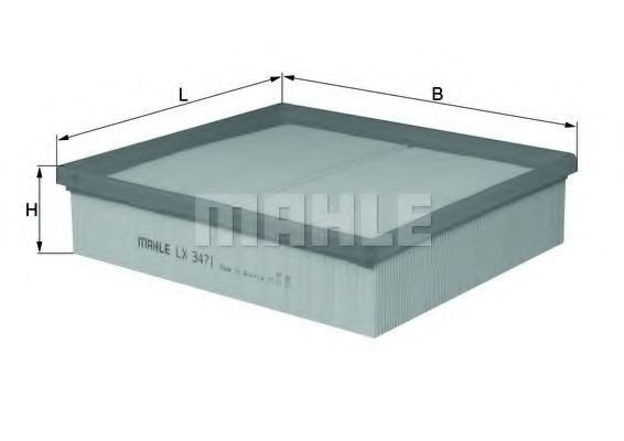 

Воздушный фильтр Mahle Knecht LX3471
