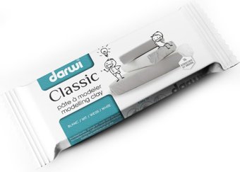 Глина для лепки Darwi Classic 1 кг (белый)