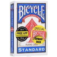 Карточная игра Bicycle Stripper Deck 1014830 (красный/голубой)