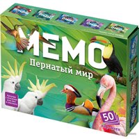 Настольная игра Нескучные игры Мемо - Пернатый мир