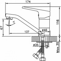 Смеситель AV Engineering AVHOB4-A163-687