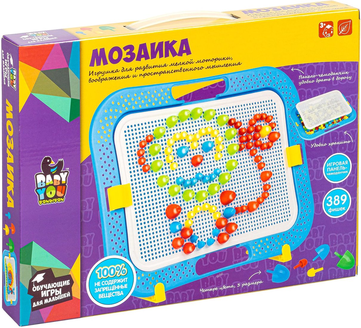 

Мозаика/пазл Bondibon Мозаика для малышей ВВ5020