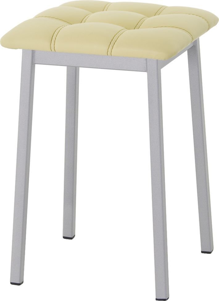 

Табурет AMC Comfort 7К5.15 (кожзам, светло-желтый/серебристый)