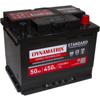 Автомобильный аккумулятор Dynamatrix Standard R+ 450A (50 А·ч)