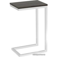 Приставной столик TMB Loft Роксет Дуб 300х400 (эбеновое дерево/белый)
