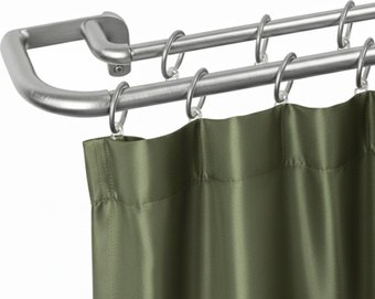Карниз для штор UG Home Раздвижной 2-рядный 2UT-230-330-SN (атласный никель, 2.3-3.3м)