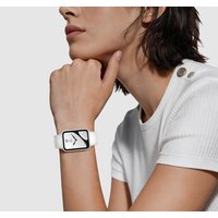 Фитнес-браслет Xiaomi Smart Band 10 Pro M2553B1 (белая керамика, с белым силиконовым ремешком, китайская версия)