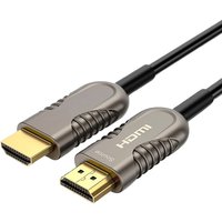 Кабель USBTOP Optical UltraHD 4K v2.0 HDMI - HDMI (100 м, черный)