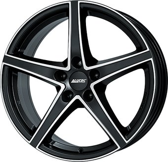 Литые диски Alutec Raptr 18x8" 5x112мм DIA 70.1мм ET 34мм Racing Black Frontpolished