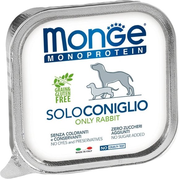 

Пресервы Monge Monoprotein с кроликом (150 г)