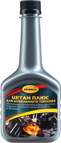 

Присадка в топливо ASTROhim Цетан плюс 300 мл (АС-190)