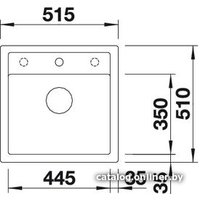 Кухонная мойка Blanco Dalago 5 (шампань) [518526]