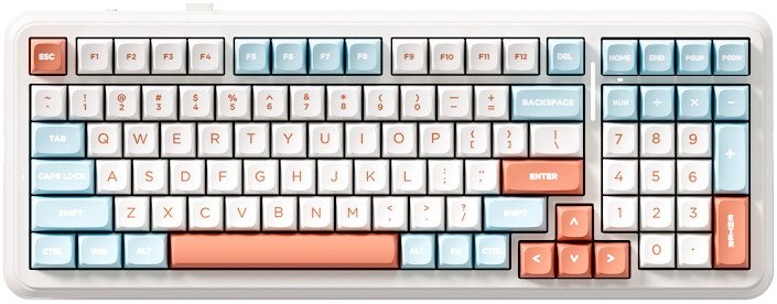 Клавиатура MCHOSE K99 V2 Horizon Orange (Icy Creamsicle)