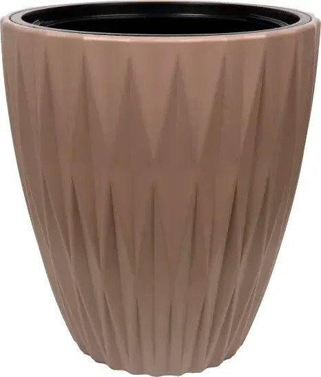 Кашпо Form-Plastic Caro FP-5780-051 (серо-бежевый)