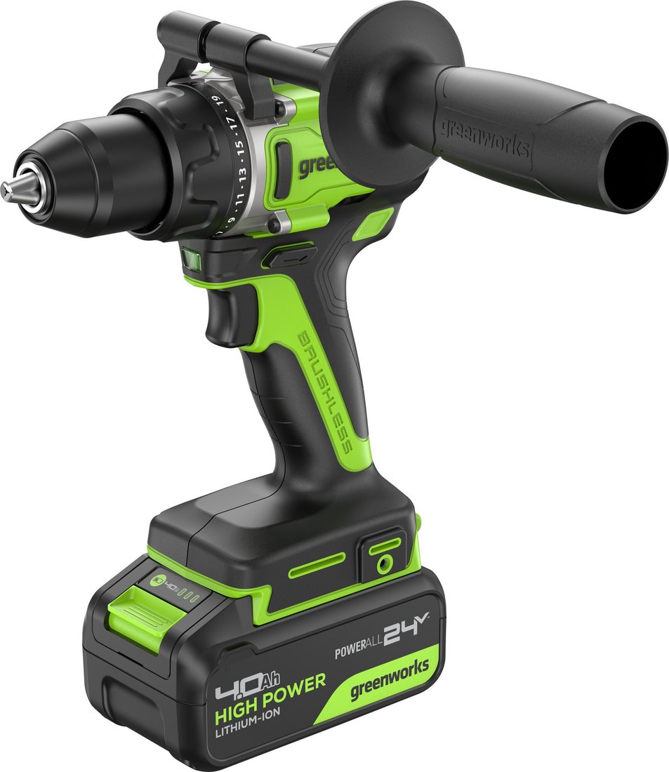 

Дрель-шуруповерт Greenworks GD24DD90 3707507CUB (с 1-им АКБ)