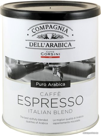 Кофе Compagnia Dell'Arabica Espresso в банке молотый 250 г