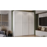 Шкаф-купе Трия Оскар Скания Т2 2100 268733 (ручка белая/белый снег/белый снег/белый матовый)