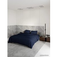 1.5-спальный комплект постельного белья Loon Emily (1.5-спальный, наволочка 70x70, темно-синий)