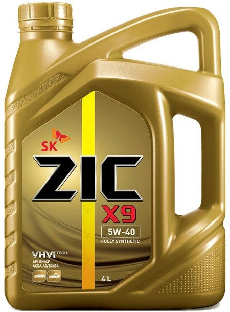 

Моторное масло ZIC X9 5W-40 4л