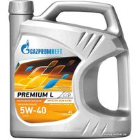 Моторное масло Gazpromneft Premium L 5W-40 4л