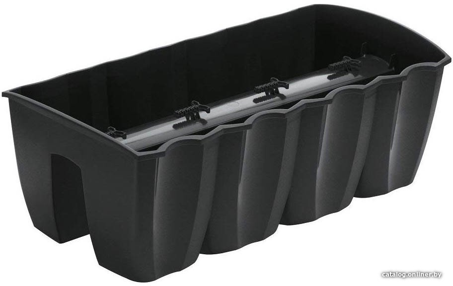Кашпо Prosperplast Crown DCRO600-S433 (антрацит)