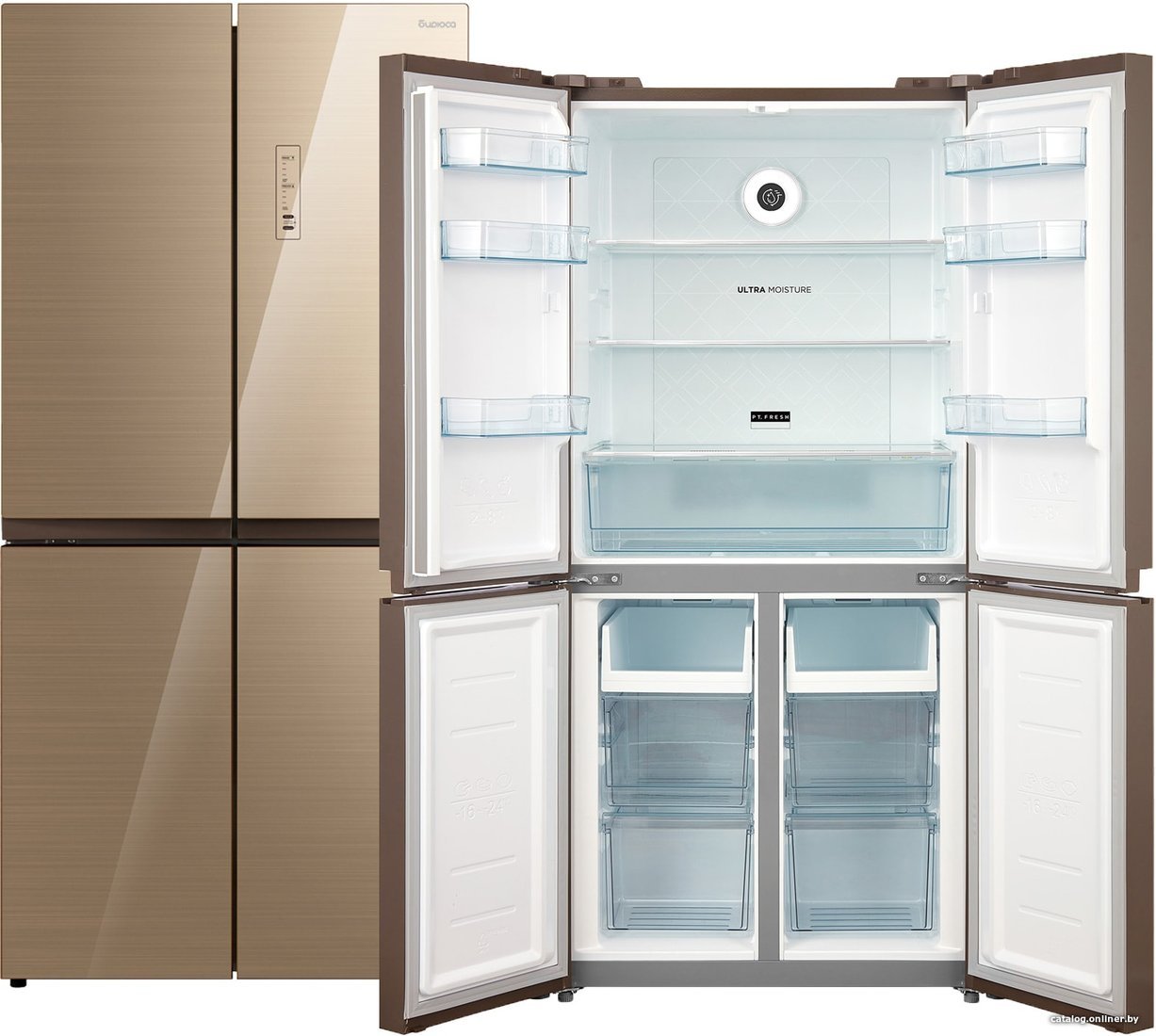 

Четырёхдверный холодильник Бирюса CD 466 GG