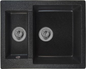 Кухонная мойка Berge BR-6150 (черный матовый)