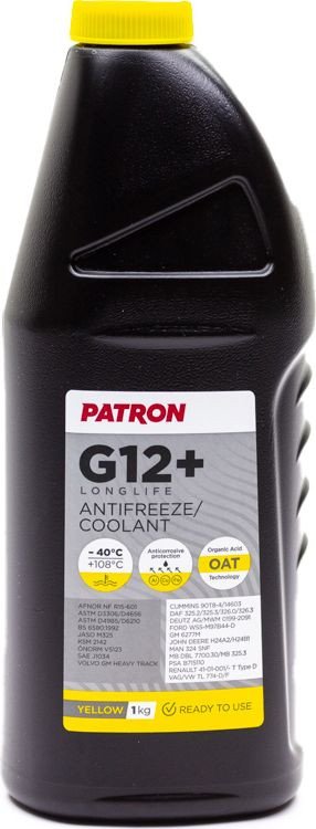 

Антифриз Patron G12+ LongLife Yellow 1кг