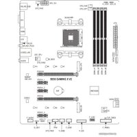 Материнская плата Gigabyte B550 Gaming X V2 (rev. 1.0/1.1/1.2) в Борисове