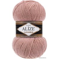 Пряжа для вязания Alize Lanagold 173 (240 м, вялая роза)