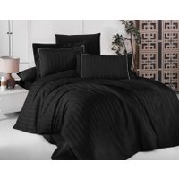 Семейный комплект постельного белья DO&CO Drawing 11071 (черный)