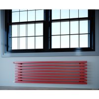 Стальной трубчатый радиатор WH WH Steel 1250 Г горизонтальный, 12 секций, нижнее подключение (любой цвет по RAL)