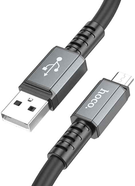 

Кабель Hoco X85 USB Type-A - microUSB (1 м, черный)