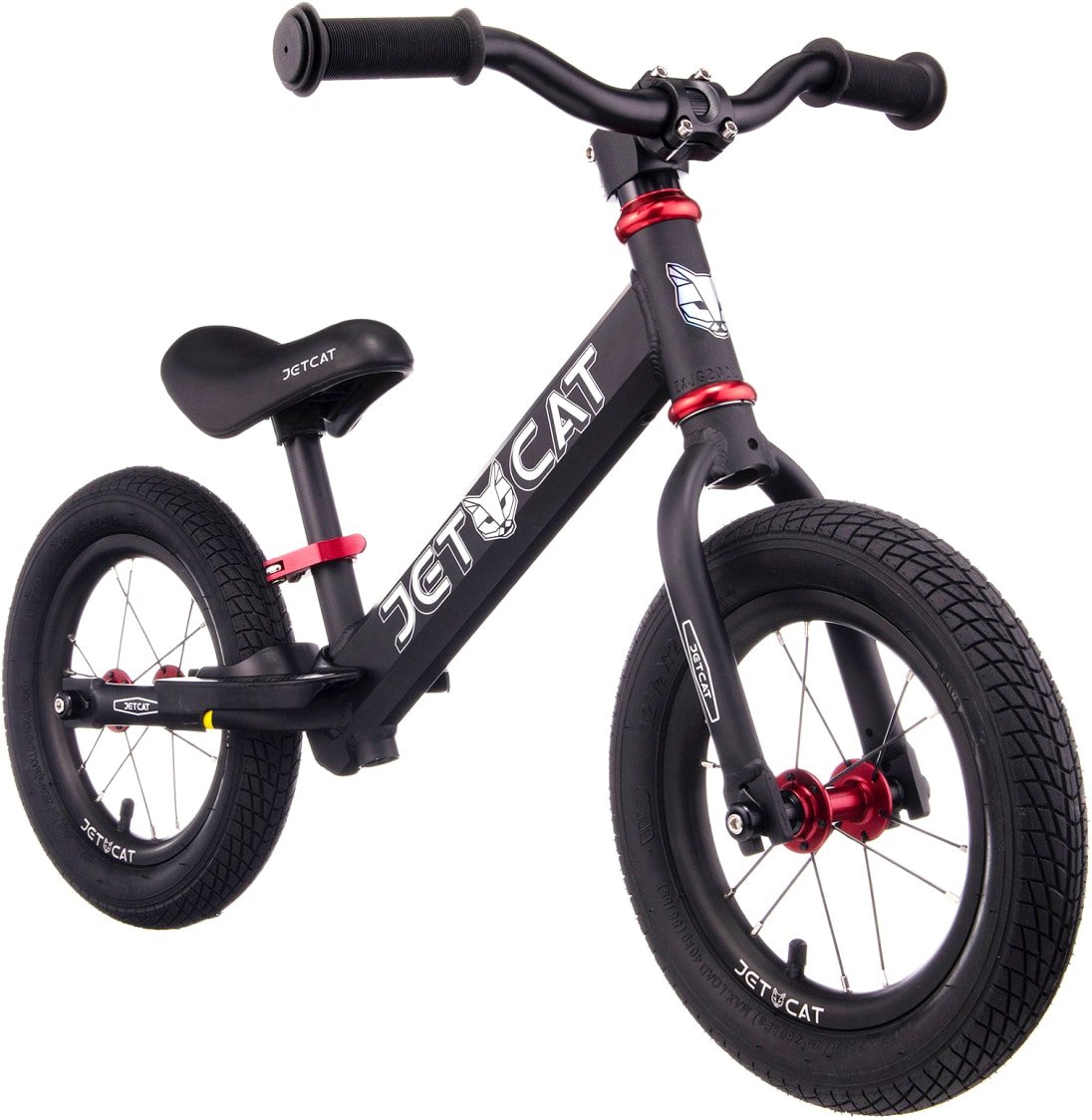 

Беговел JetCat 12 Sport AIR PRO III (черный матовый)