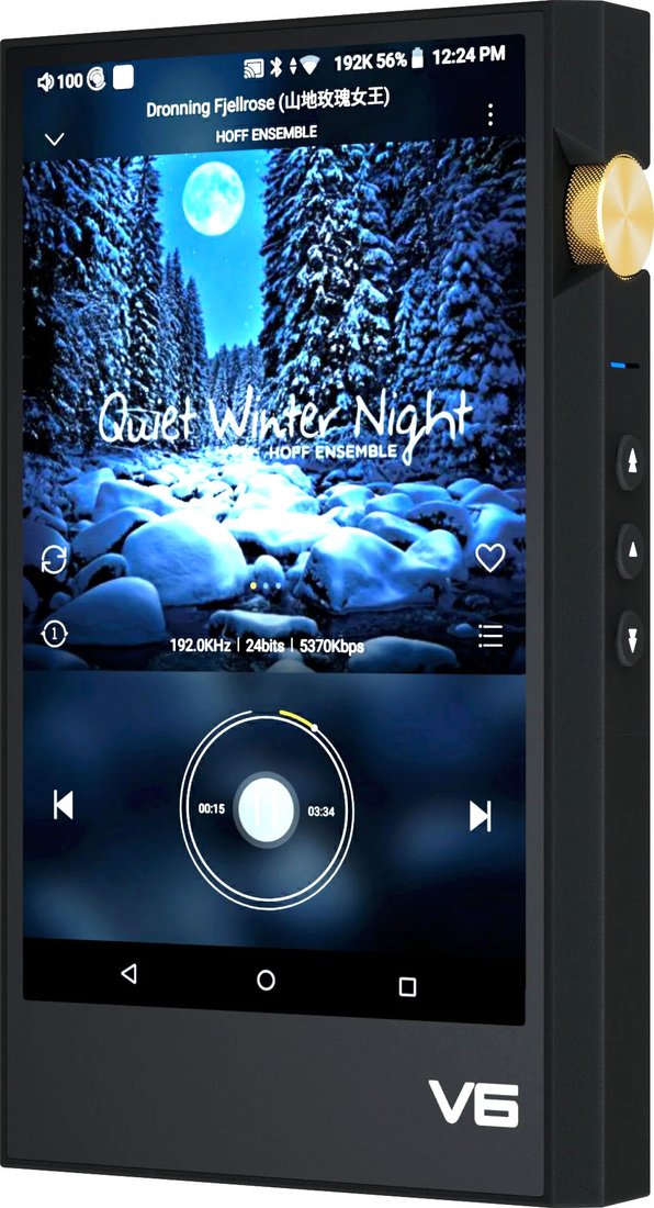 

Hi-Fi плеер TempoTec V6 (с золотистым регулятором громкости)