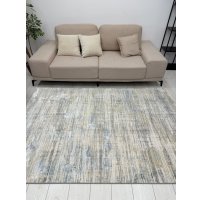 Ковер для жилой комнаты Radjab Carpet Амальфи Прямоугольник A3580A 13622 (1.6x3, Ivory/L.Bule)