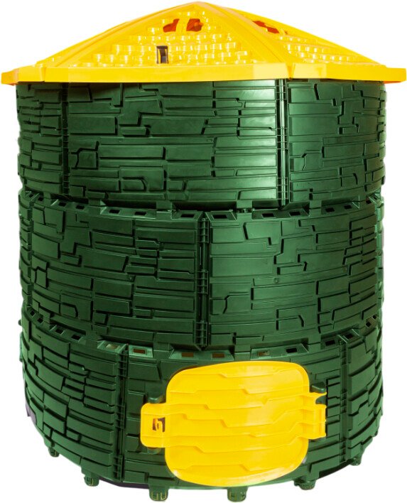 

Компостер ВПМ Усиленный 6199378 (1170 л, темно-зеленый/желтый)