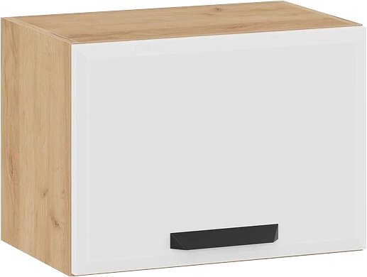 

Шкаф навесной Трия Тиана 1В5Г (дуб крафт золотой/белый супермат)