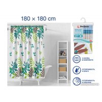 Шторка-занавеска для ванны Perfecto Linea Secret 36-118105 (райский сад)