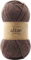 Wooltime 240 100 г 200 м (коричневый меланж/какао)