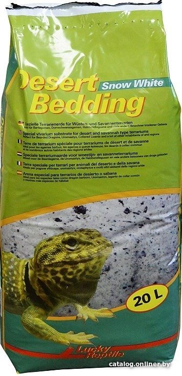 Грунт Lucky Reptile Snow White DBW-20 20 л