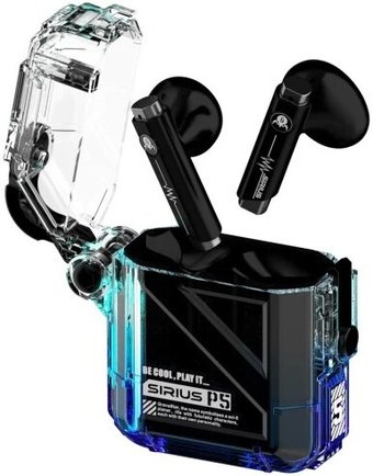 Наушники Gravastar Sirius P5 (черный/прозрачный)
