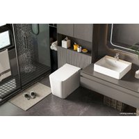 Унитаз приставной Abber Rechteck AC1212P (с импульсным смывом)