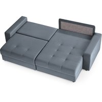 Угловой диван Mio Tesoro Манчестер 292 1.5ек-1.5пф (968 серый) в Пинске