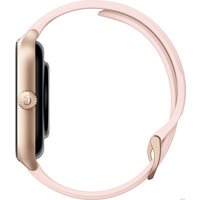 Умные часы Amazfit GTS 4 (золотистый, с розовым ремешком из фторэластомера)