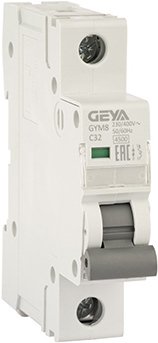 

Выключатель автоматический GEYA GYM8 1P 32А C 4.5кА GYM81P32C