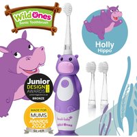 Электрическая зубная щетка Brush-Baby WildOnes Hippo