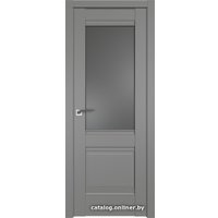 Межкомнатная дверь ProfilDoors Классика 2U L 80x200 (грей/стекло графит)